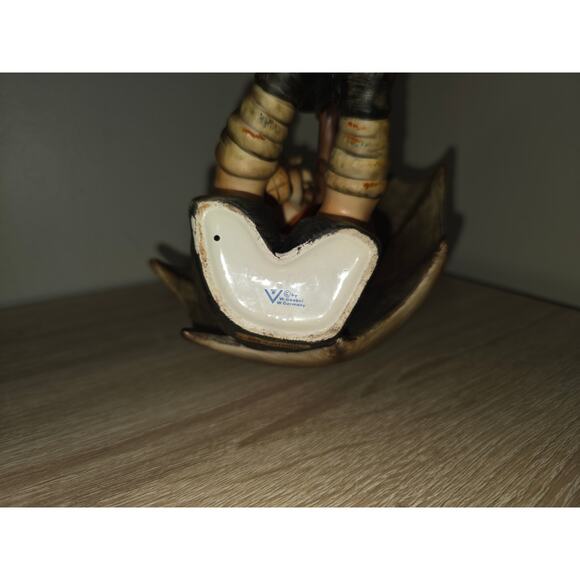 Large 5" Hummel Goebel Umbrella Boy 152 A Porcelain Figurine TMK 3 1960s RARE - Picture 5 of 5